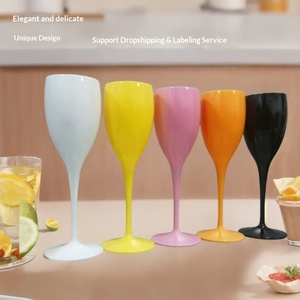 Copas de Vino de Plástico PP de 450 ml Premium con Logotipo y Color Personalizados, Reutilizables de Alta Calidad para Eventos de Boda, Venta al Por Mayor - Product Image 3