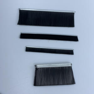 Tdf Hoge Kwaliteit Natuurlijke Vezel Nylon Schuifdeur Draaiende <span class=keywords><strong>Strip</strong></span> Borstel Metalen Achterkant <span class=keywords><strong>Strip</strong></span> Borstel - Product Image 3