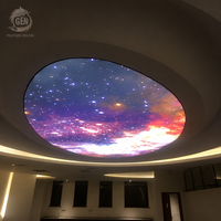 Environmentally Compliant Non Toxic FOXYGEN Nebula Printed Stretch Ceiling for School