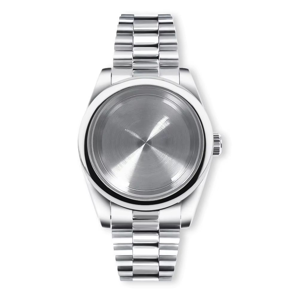 39มม. caseback ทึบไม่มีวันที่