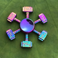 Regalo Promocional, Spinner de Dedos Colorido y Genial, Producto Antiestrés de Aleación de Zinc, Spinner de Mano, Giroscopio de Dedos, Personalizable
