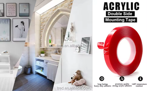 Ruban nano acrylique durable et résistant à l'eau, adhésif fort polyvalent, <span class=keywords><strong>montage</strong></span> transparent ou cadre <span class=keywords><strong>photo</strong></span> pour tapis - Product Image 5