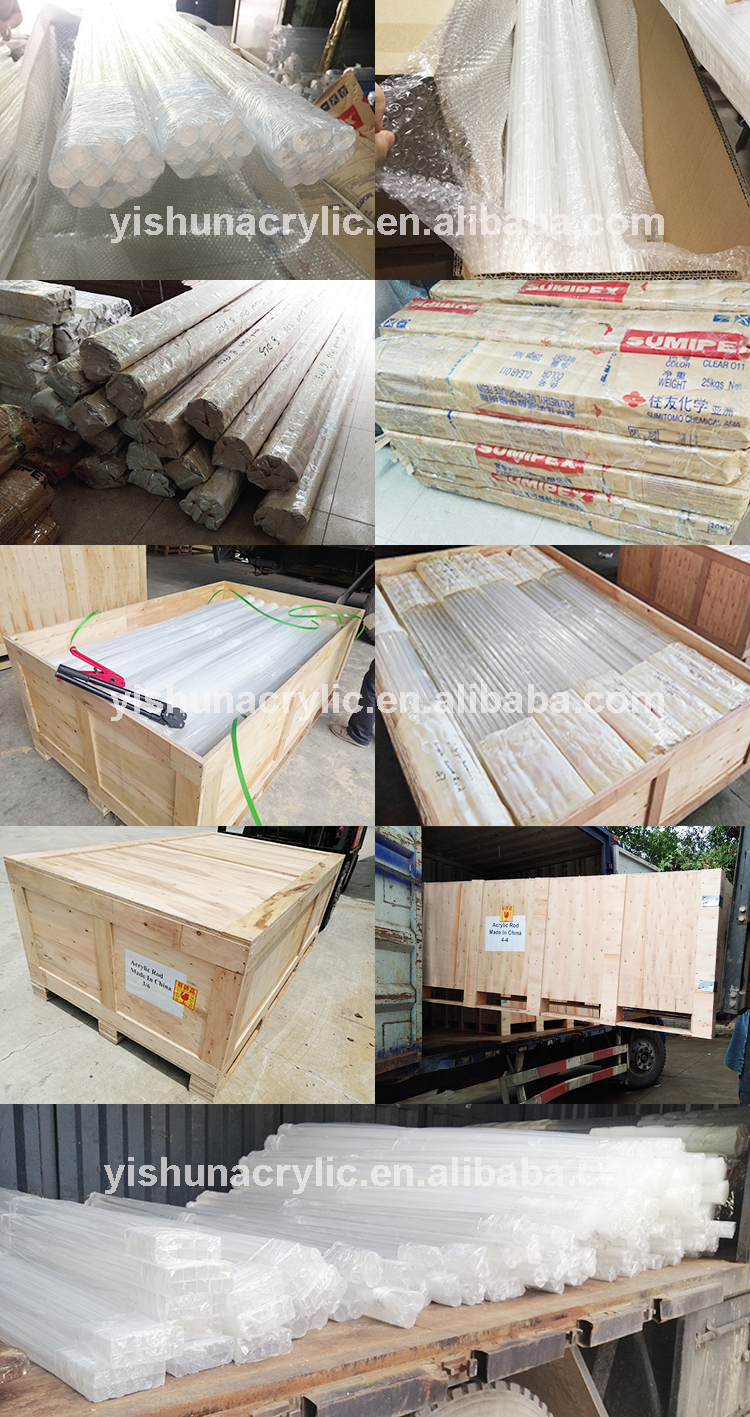 High Transparency PMMA Acrylic Rods - Yishun Quality