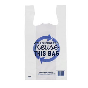 Bolsa de Plástico Tipo Camiseta con Asa para Supermercado, Personalizada para Compras, con Mensaje de Agradecimiento - Product Image 6