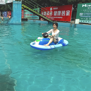 แพยางเป่าลมรูปทรงมอเตอร์ไซค์แบบกำหนดเอง ใช้ในสระว่ายน้ำ - Product Image 4
