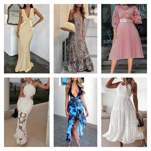 Robes d'été décontractées pour femmes, douces et amples, coupe ajustée, en solde à prix réduit - Product Image 5