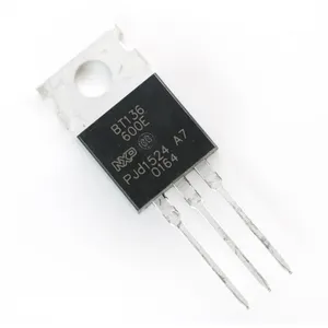 Original Neue elektronische Komponente BT136-600E BT136-600E,127 Transistor TRIAC Diode 600V 4A (RMS) 27A 3-Pin(3 Tab) TO-220AB chiene