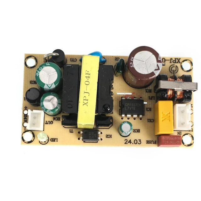 1pcs Power Supply Board AC-DC 12V2A 24V1A 24W Switching Power Supply Module Bare Circuit AC100-240V for Replace/Repair