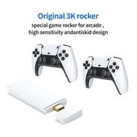 Console de jeux vidéo rétro M15 Game Stick 4K HD 64 Go 128 Go 20000+ jeux, manette sans fil 2.4G, prend en charge PS1 PSP N64 20+ émulateurs
