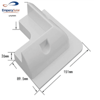 Support de montage de panneau solaire EmperySolar EPR-ABS-03 en ABS, surface anodisée, garantie 10 ans, vitesse du vent 60 m/s, utilisation domestique/à bord de yacht