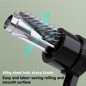 Temperino a Manovella Automatico Deli 71161 Nero, Regolabile a 7 Velocità, Set da 36 Pezzi <span class=keywords><strong>per</strong></span> Cartone, Ideale <span class=keywords><strong>per</strong></span> Studenti d'Arte - Product Image 4