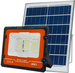 Reflector LED Solar de 100W IP65, Luz Diurna 5000K, COB, Cuerpo de Aluminio, Montaje en Superficie, Iluminación Exterior para Jardín, Certificado CE, con Control Remoto - Product Image 2