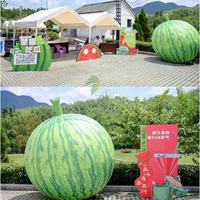 Opblaasbare watermeloen, opblaasbare coole zomerse fruitschijfjes, hangende gloeiende watermeloen, perfect voor buitenlocaties.