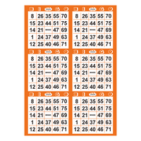Imprimer BINGO Réutilisable 20 Feuille Haute Définition Marqueur Jeux Conception Cartes Bingo Papier