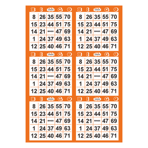 Imprimer BINGO Réutilisable 20 Feuille Haute Définition Marqueur Jeux Conception Cartes Bingo Papier - Product Image 5