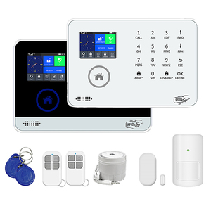 Oem/ODM cung cấp trực tiếp bán buôn wifi 4 gam tuya an ninh thông minh hệ thống báo động 2.4 inch TFT Bảng điều chỉnh xách tay ABS nhà GSM hệ thống báo động - Product Image 1