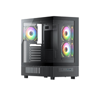 Boîtier de jeu Offre Spéciale Mid Tower avec verre trempé USB3.0 HD prend en charge la carte mère EATX/ATX/Micro ATX/ITX