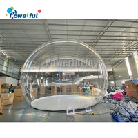 Ballon gonflable pour fête d'enfants en plein air Igloo en cristal dôme tente à bulles dôme transparent maison de ballons à bulles gonflables