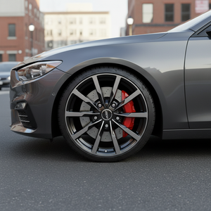 Envíenos su foto, fabricamos ruedas forjadas multirradio de dos tonos con cara mecanizada a medida. - Product Image 5