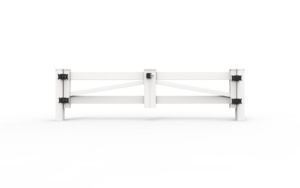 Anti Uv Pvc Outdoor 2 Rail Ranch Hek - Product Image 6