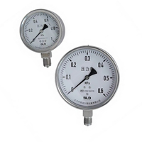Manomètre anti-vibration en acier inoxydable BLD, manomètre de mesure de pression industriel pour machines, équipements électriques