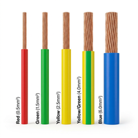 Câble BV haute résistance, monoconducteur, isolé en PVC, ignifuge, résistant à la corrosion, longue durée de vie, rouleau de 100 m