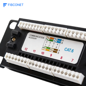 แผงแพทช์เน็ตเวิร์ก UTP ขนาด 19 นิ้ว CAT6 RJ45 12 พอร์ต เหล็กแผ่นรีดเย็น ฟอสเฟอร์บรอนซ์ - Product Image 5
