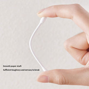 أعواد قطنية دائرية مدببة مزدوجة الطرف متعددة الأغراض للتنظيف والتجميل مع عصا ورقية مستقلة - Product Image 4