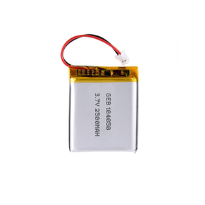 Wholesale rechargeable flat 104050 3,7 V 2500 mAh lithium polymer battery - Product Image 2
