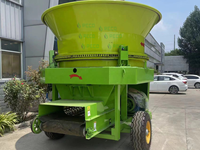 Électrique et diesel à grande échelle alimentation du bétail herbe balles de foin pâturage fourrage hachoir rotatif broyeur à marteaux broyeur déchiqueteuse