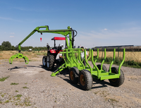 Tracteur journal remorque grappin