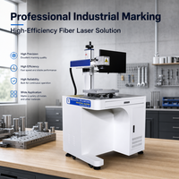 Machine de marquage laser à fibre certifiée CE pour l'acier inoxydable, l'aluminium, le laiton, gravure JPT 20-50W, graveur laser à fibre