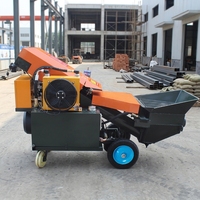 Pompe à béton mobile pour le coulage de structures secondaires sur chantier