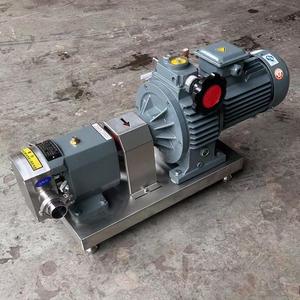 High Viscosity Tomato Sauce Transfer Gear <b>Pump</b> Stainless Steel 304 316L Food Grade Sanitary Rotor Lobe Sanitary Rotary Lobe <b>Pump</b> - Product Image 4