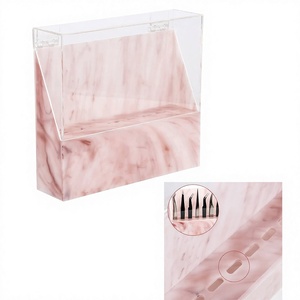 Support de rangement pour pinces à cils à 8 trous, couleur personnalisée, en acrylique, support pour pinces à cils, étagère pour outils de beauté - Product Image 1