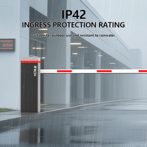 HCW Otomatik Yüksek Hızlı Bariyer Kolu, Soğuk Haddelenmiş Çelik Galvanizli Toz Boyalı Yansıtıcı Işıklı Trafik QR - Product Image 3