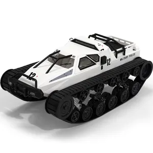 Controle Remoto Crawler Tanque de Alta Velocidade Off-Road 4WD RC Car 2.4 Ghz RC Caminhão Do Exército 1/12 Drift Tank RC para Crianças Adultos