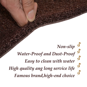 Tapis en PVC rouge spaghetti sans support en rouleau - Product Image 5