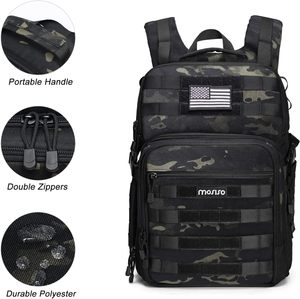 Sac à dos pour appareil photo reflex numérique de voyage, imperméable, avec système Molle, pour drone, ordinateur portable, équipement numérique, photographie, sac à dos - Product Image 2