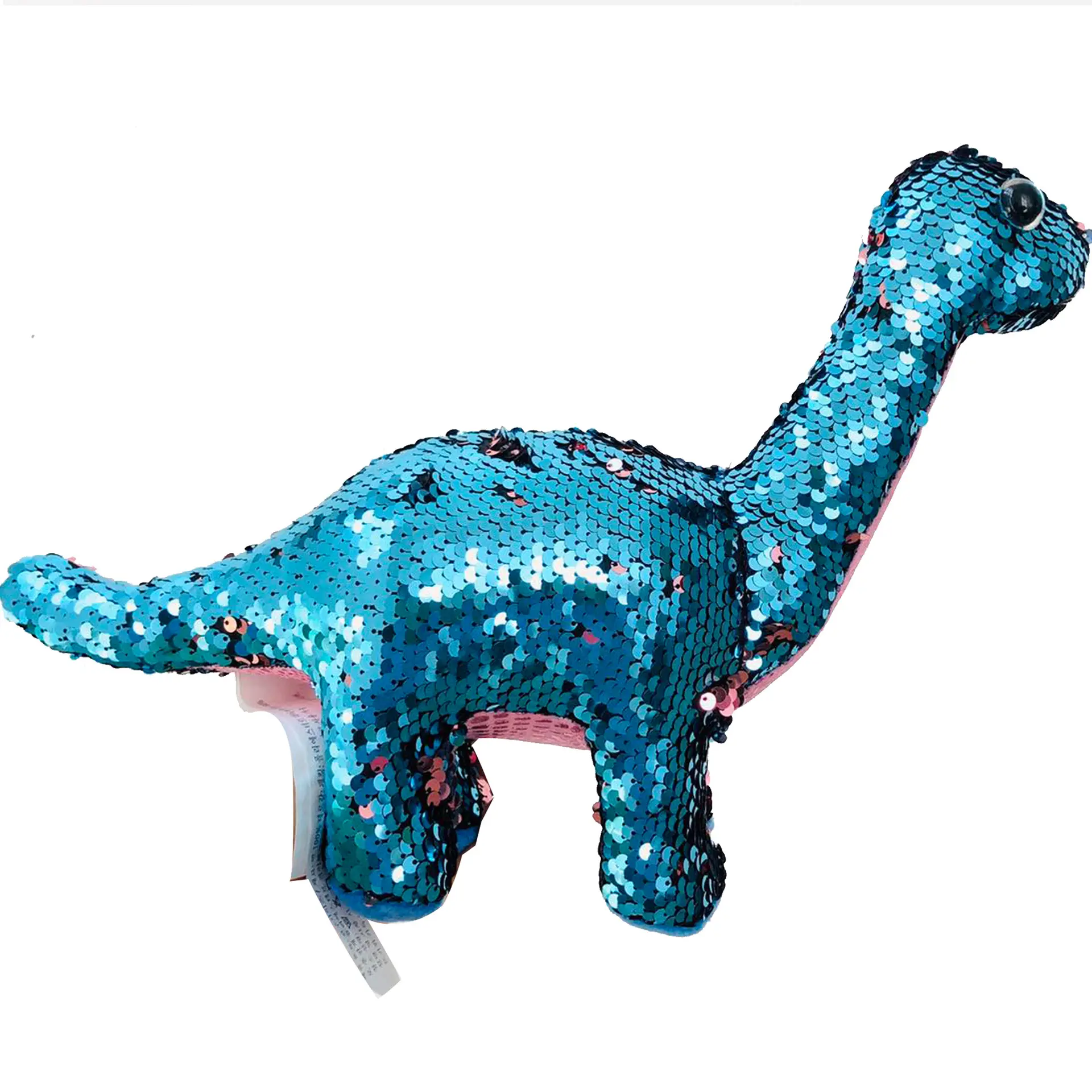 Espacio mismo lentejuelas CAMBIO DE Color dinosaurio niños peluche tela de peluche juguete dos colores transformación muñeca