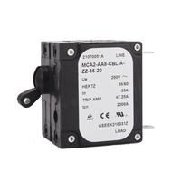 Hydraulischer magnetischer Leistungs schalter 1-200A AC DC, DIN-Schienen halterung mit thermischem und magnetischem Schutz für Industrie anlagen