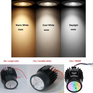 Faretto LED da Soffitto Benory 24v 12w RGBW, Modulo MR16 con Controllo Intelligente Loxone Tree PWM DMX DALI KNX, RA95 Regolabile 2000-6000k - Product Image 4