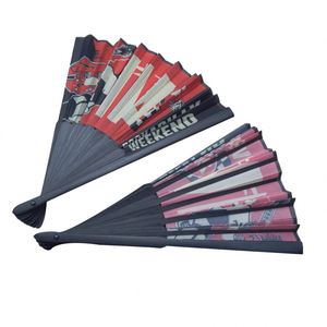 Abanicos Plegables de Bambú con Logotipo Impreso Personalizado de Alta Calidad QM para Regalos Promocionales y Recuerdos - Product Image 6