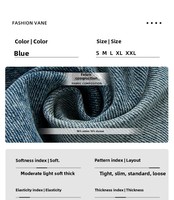 Jean évasé unisexe délavé taille mi-haute style rétro patchwork avec effet moustaches de chat et patchs déchirés – Vente directe usine