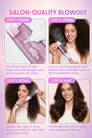 Nouvelle Arrivée Brosse Lissante Chauffante Électrique Professionnelle en Céramique à Vapeur, Chauffage Rapide PTC pour Tous Types de Cheveux