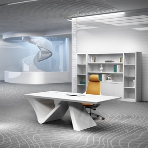 Luxury Modern L Shaped Executive Office <b>Table</b> Boss Office Furniture MDF <b>Desks</b> Office <b>Table</b> Manager <b>Table</b> <b>Desk</b> - Product Image 3