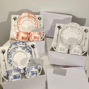 Juego de vajilla de lujo Bone China, vajilla de cerámica de Zorzal personalizable, boda para placa de cargador para eventos y catering - Product Image 3