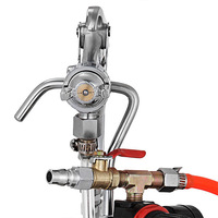 Système de pulvérisation de peinture pneumatique avec réservoir sous pression, pistolet à air comprimé, tuyau de transfert de liquide, 2,0 L, OEM
