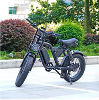 Bicicleta Eléctrica de Montaña para Adultos, con Llantas Gruesas, 15Ah, Bicicleta Eléctrica con Suspensión Trasera, Cuadro de Aluminio, Bicicleta Eléctrica Urbana