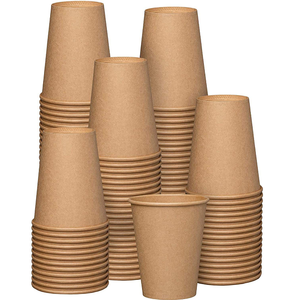Gobelets en papier jetables imperméables pour café, thé, service de boissons et commandes à emporter - Product Image 1